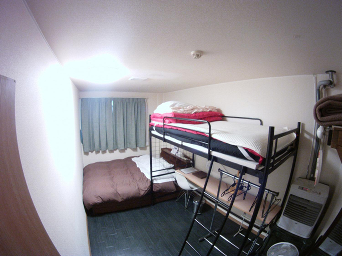 Bedroom 3, P-Dash Garden Guest House, Asahikawa