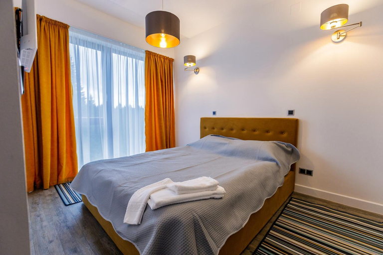 Bedroom, Pine Woods Apartment A28 in Silver Mountain, Brasov