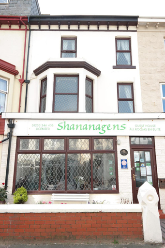 Exterior & Views, Shananagens Guesthouse, Blackpool