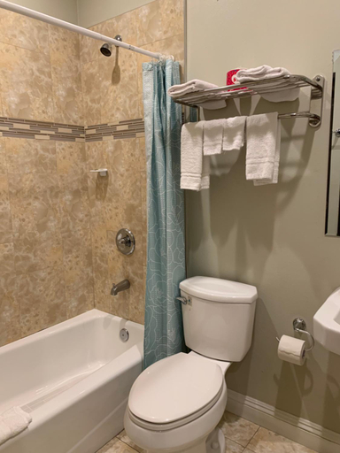 Bathroom 3, El Rey Inn - LAX, Los Angeles