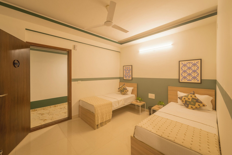 Bedroom, Olive Mahalakshmi Metro by Embassy Group, Bangalore