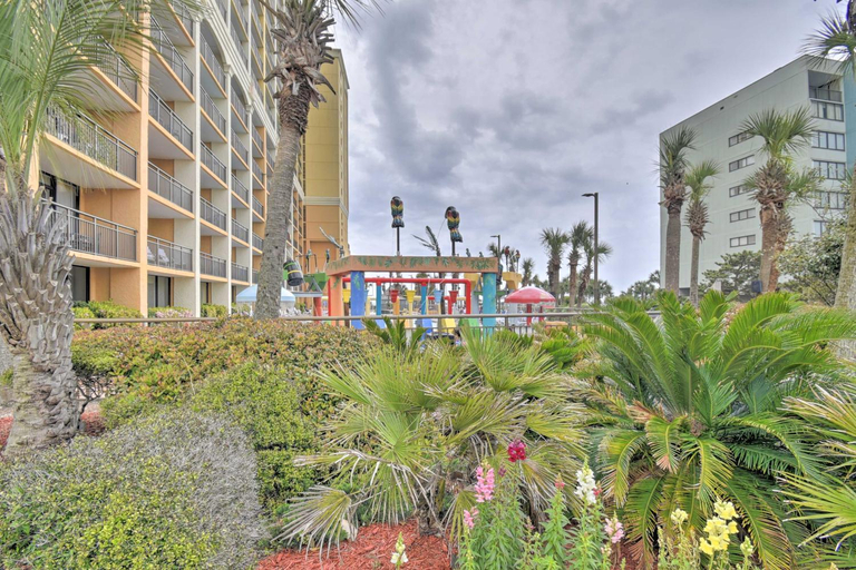 Exterior & Views 1, Ocean View & Lazy River: Condo in Myrtle Beach!, Horry