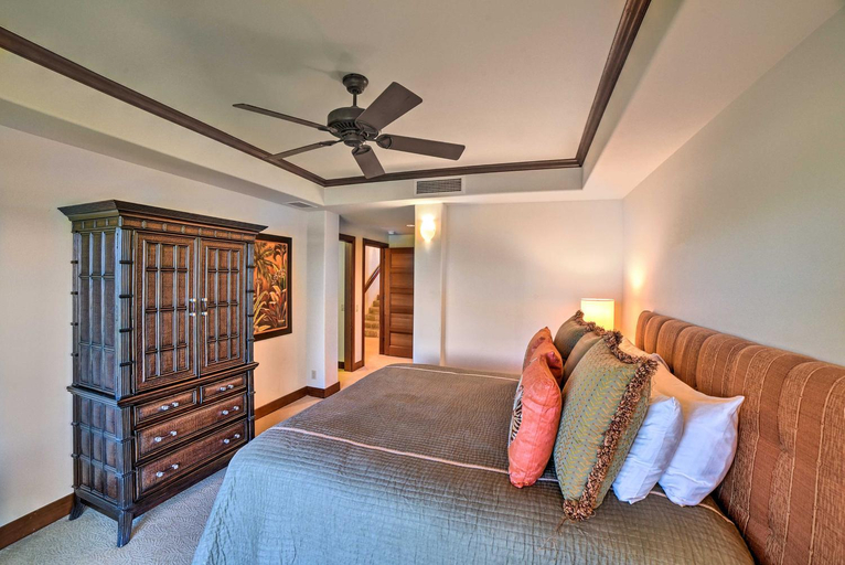 Bedroom 3, 'Tropical Paradise' Resort Villa: 1 Mile to Beach!, Hawaii