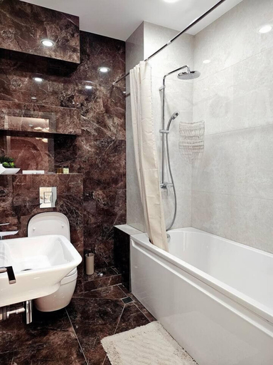 Bathroom 4, King David Equipped Luxury Two Bedroom26, Tbilisi