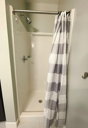 Bathroom 3, Sleepover Studio Apartments Des Moines, Polk