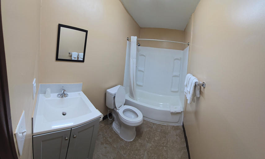 Bathroom 4, Candle Light Motel, Dale