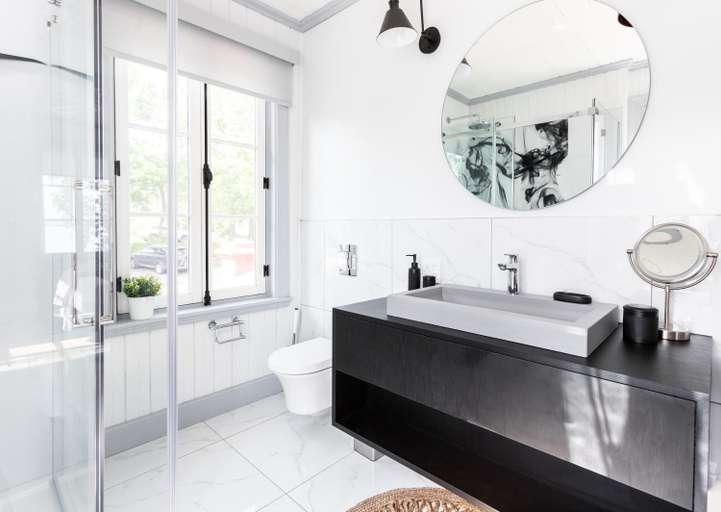 Bathroom, La maison de l'ile d'Orleans - B&B - dejeuner gastronomique, L'Île-d'Orléans