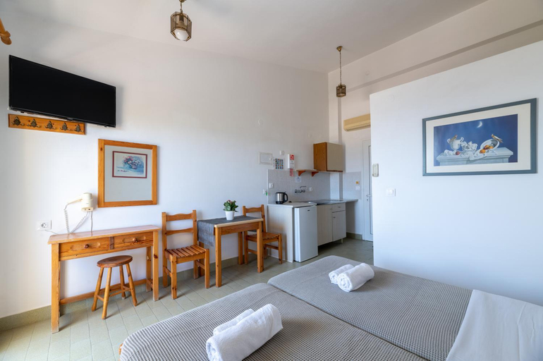 Bedroom 3, Pefkos View Apartments, South Aegean