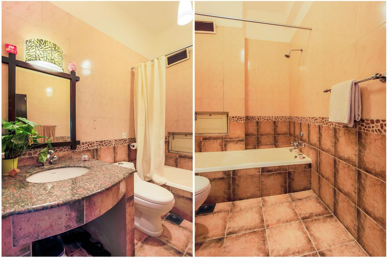 Bathroom 4, Central Palms Hotel, Narayani