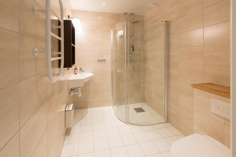 Bathroom, Hovde Hotell, Härjedalen