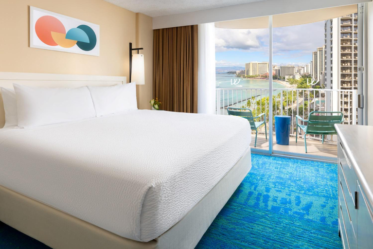 Bedroom 3, The Twin Fin Hotel, Honolulu