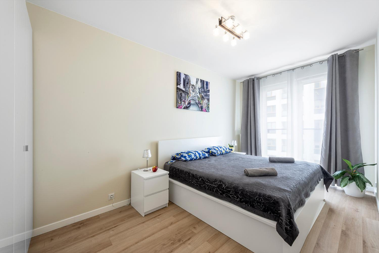 Bedroom, Warsaw-Aparts Domaniewska, Warsaw