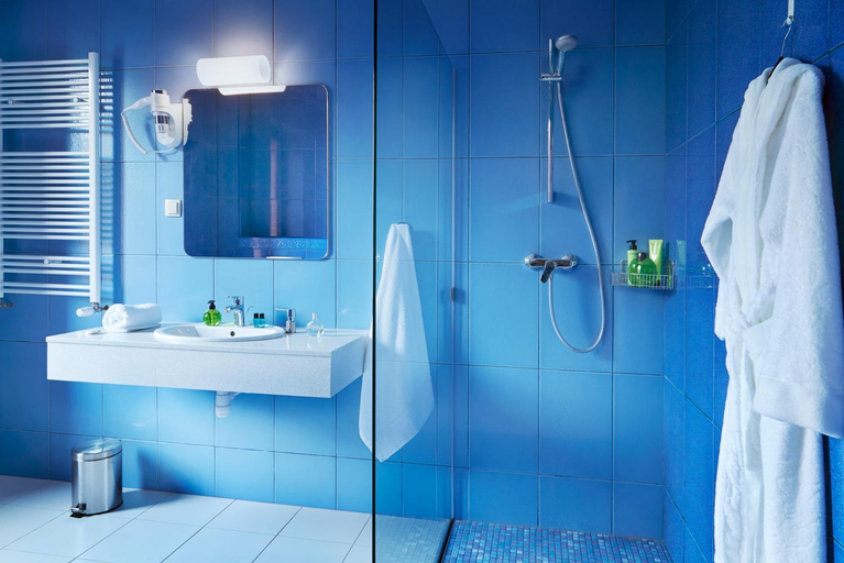 Bathroom 3, Glas-Hotel 3*, Żary