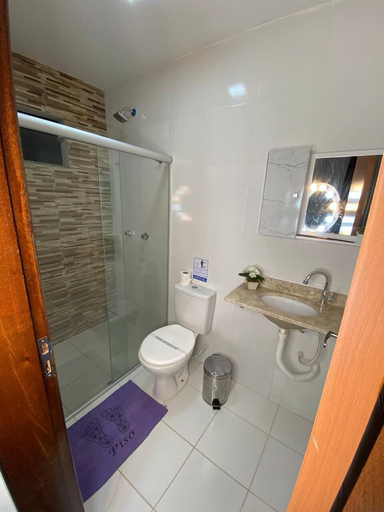 Bathroom, Flat temático próx a fraga maia, Feira de Santana