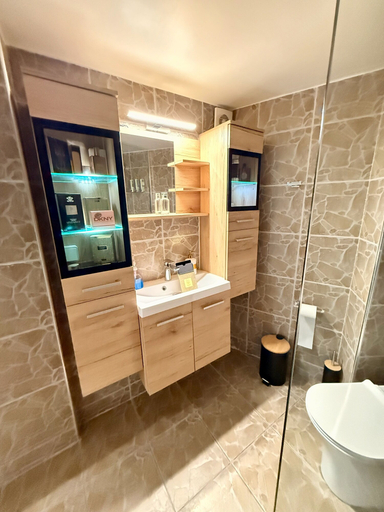 Bathroom 2, Thissio Luxury Apartment, Attica