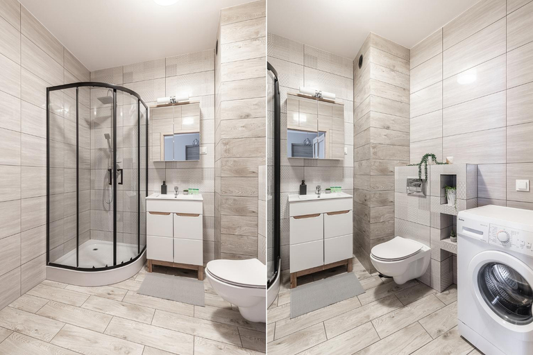 Bathroom 2, SuperApart Stalowa 39 Modern Unit with Kitchen & Wifi, Warsaw