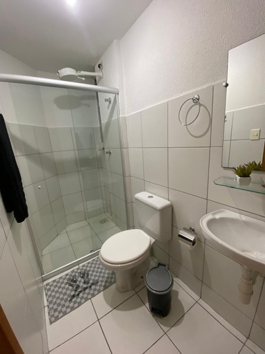Bathroom, Viva o sonho Apt com ar no Sim, Feira de Santana