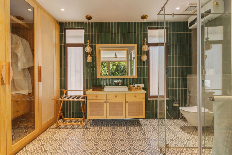 Bathroom, Villa Daffodil hosted by Masaya Stays, North Goa