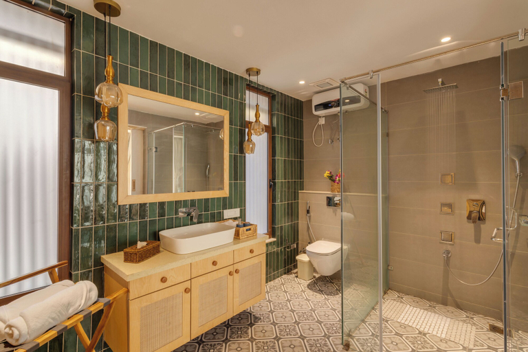 Bathroom, Villa Cosmos hosted by Masaya Stays, North Goa