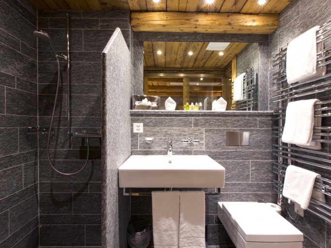 Bathroom 4, Hotel Crusch Alba Zernez, Inn