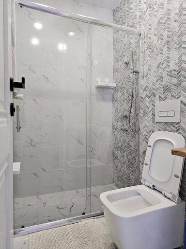 Bathroom 5, Two bedroom with balcony and terrace, Tbilisi