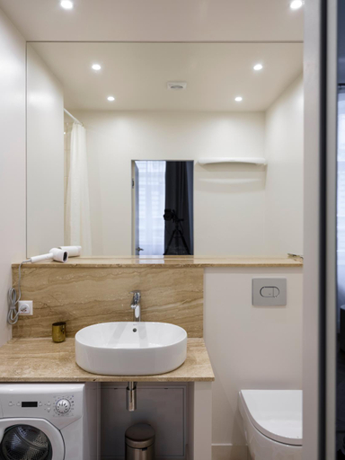 Bathroom 2, MIRO Rooms Skolas - quiet chic, free parking, self check-in, Riga