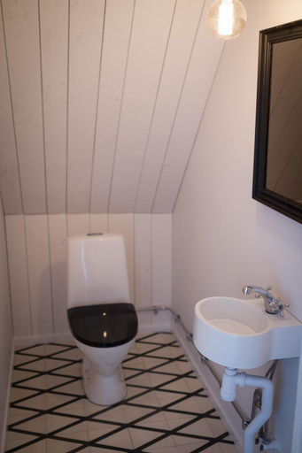 Bathroom 2, Froken Hjorts Bed and Breakfast, Höganäs