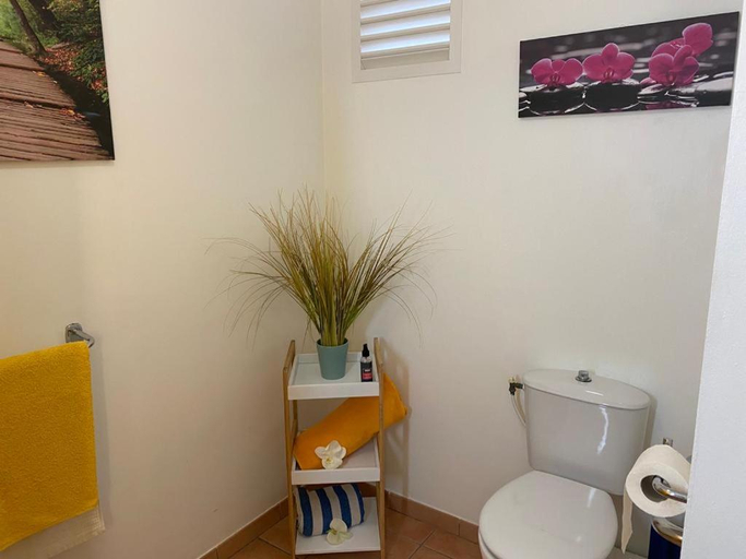 Bathroom, Au beau village studio rez de jardin, Basse-Pointe