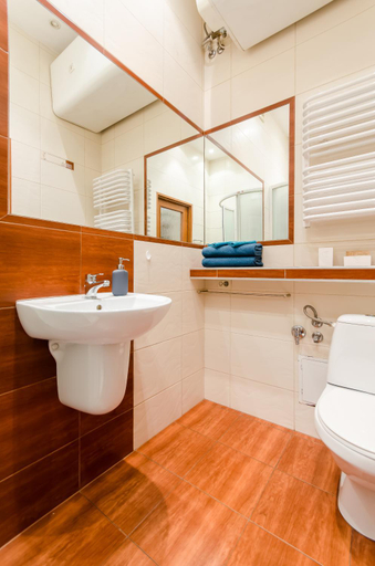 Bathroom 2, Central Krak Apartments - studios, Kraków City