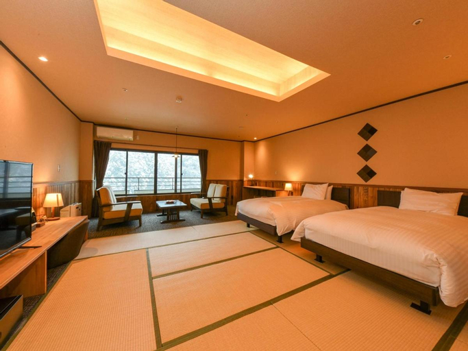 Bedroom 3, Kutsurogijuku Chiyotaki, Aizuwakamatsu