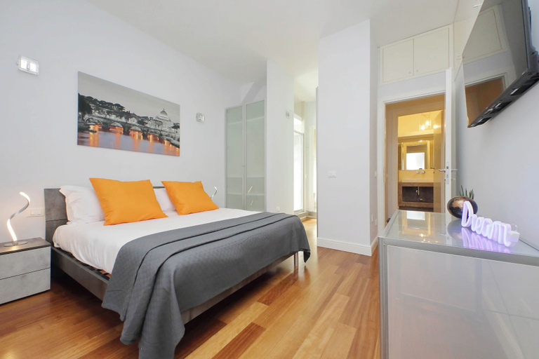 Bedroom 2, Stylish 3 bedrooms flat near Vatican, Rome