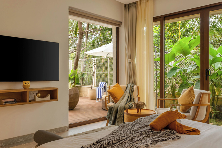Bedroom 5, Villa Frangipanni Hosted by Masaya Stays, North Goa