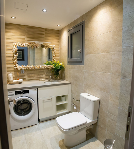 Bathroom 5, Tsapelas Villas, North Aegean