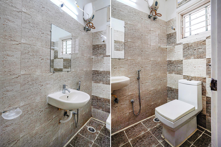 Bathroom 4, FabHotel Q Suites - Nr Kavuri Hills, Madhapur, Hyderabad