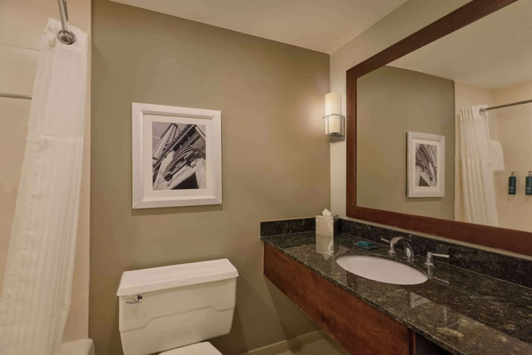 Bathroom 5, DoubleTree by Hilton Minneapolis Airport, MN, Hennepin