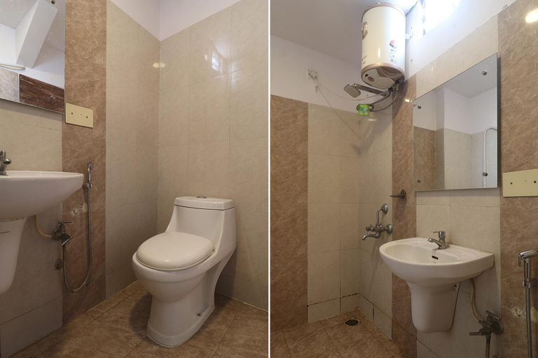 Bathroom, FabHotel Double Tree - Vanasthalipuram, Ranga Reddy