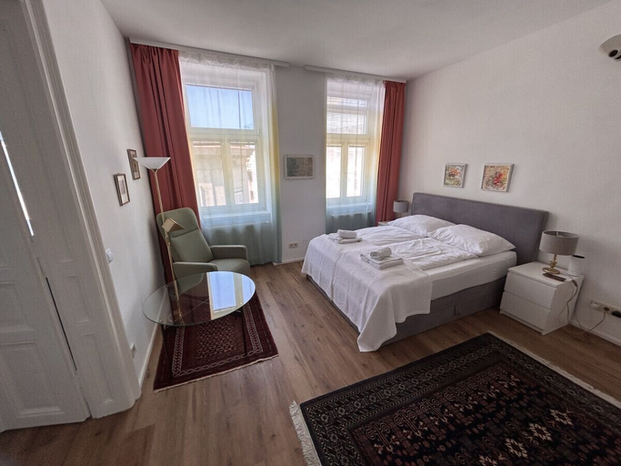 Bedroom 3, Orange Palm - 100m2 - cozy, central, original, Wien