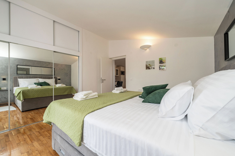 Bedroom 2, Apartments Grbic, Privlaka