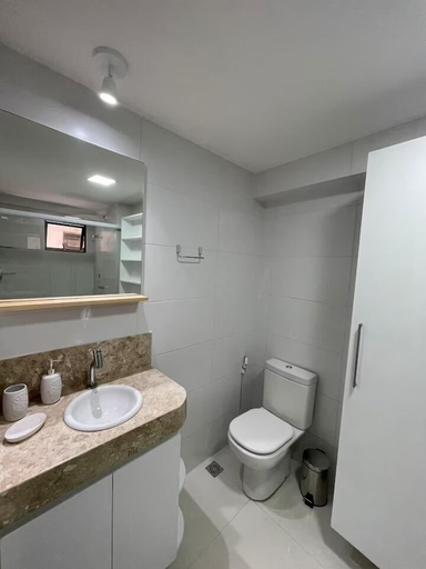 Bathroom, Melhores Flats - Fantástica localização, João Pessoa