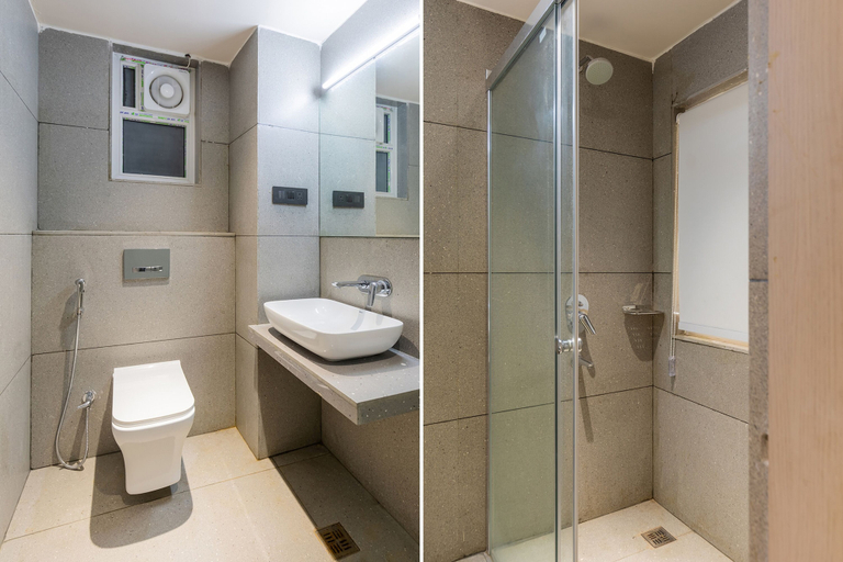 Bathroom 4, Fabhotel Red Vibe, Bhopal
