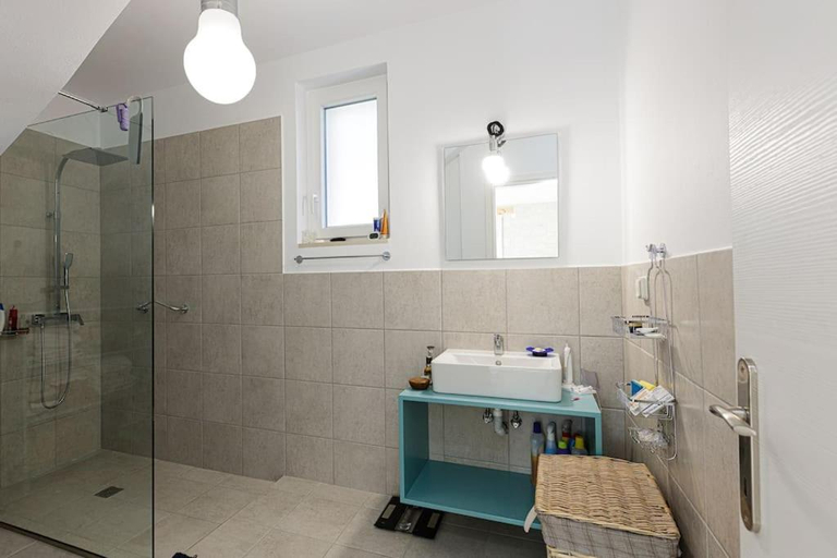 Bathroom 4, Komfortvilla sensationeller Meerblick priv. Pool, Crete