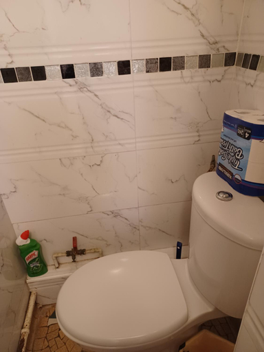 Bathroom 2, 3 private rooms shared flat in a villa at Sceaux 600m RER B direct to Notre-Dame, Hauts-de-Seine