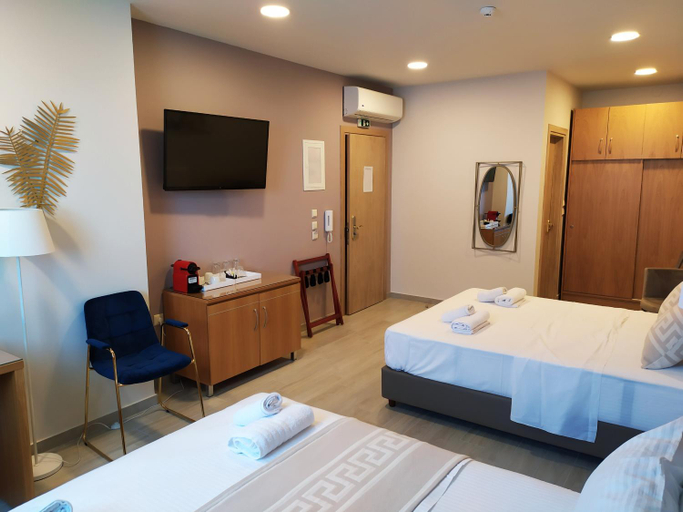 Bedroom 2, La Place de la Gare Suites - New Subway Station, Central Macedonia