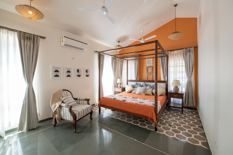 Bedroom 2, LohonoStays Colina - Villa B, North Goa