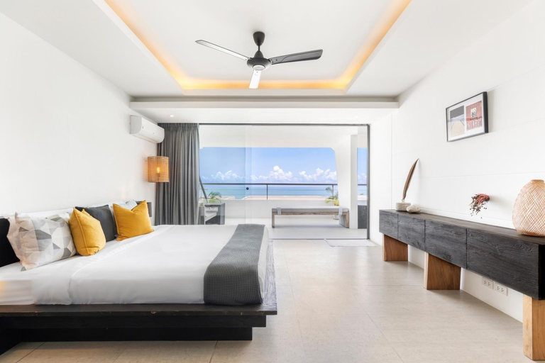 Bedroom 3, STUNNING SEA VIEW VILLA with private salt water infinity pool, Ko Samui