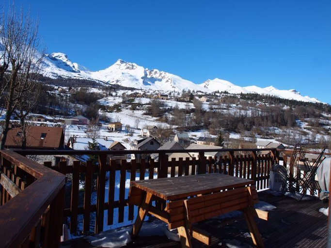 Balcony/terrace, Chalet le 22 Agnieres, Hautes-Alpes
