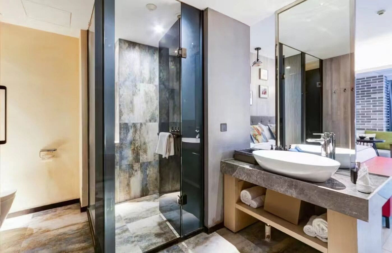 Bathroom 3, Meihao Lizhi Hotel Xi'an High tech, Xi'an