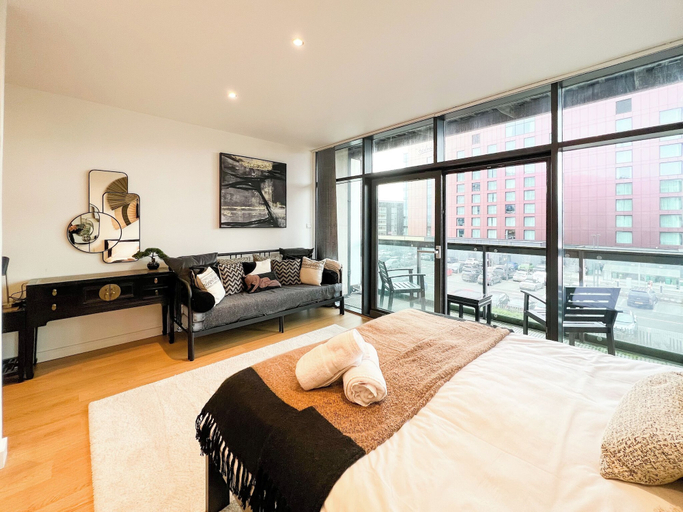 Bedroom 2, Hydro Apartments, Glasgow