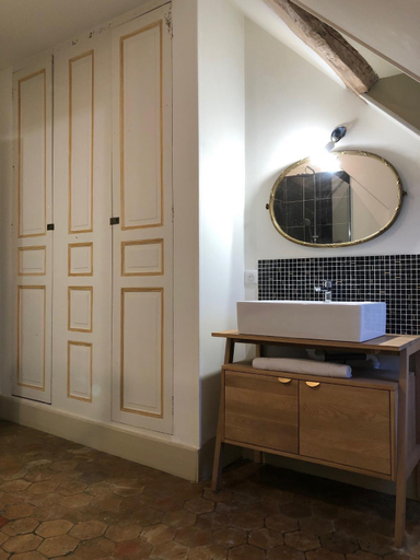 Bathroom 1, Domaine de Chauvincourt, Eure