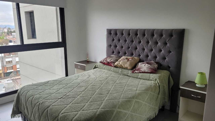 Bedroom 2, Departamento con Piscina, Capital